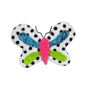 Beschwerter Kissen-Schmetterling mit verschiedenen taktilen Texturen für Ruhe und sensorische Stimulation