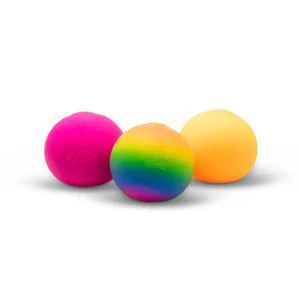 Weiche, weiche, weiche Stressbälle in Neonfarben (3er-Pack). Ideal als Fidget-Spielzeug für Kinder mit ADHS oder Reizverarbeitungsproblemen. Beruhigend und ruhig.