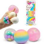Die Scrunchems Unicorn Squishy Balls (3 Stück) sind ideale Fidget-Spielzeuge für Kinder, die Spannung abbauen möchten.