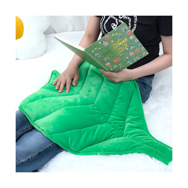 Beruhigende beschwerte Decke mit greifbaren Körnern. Ideal für Momente der Ruhe und mehr Konzentration zu Hause oder in der Schule.