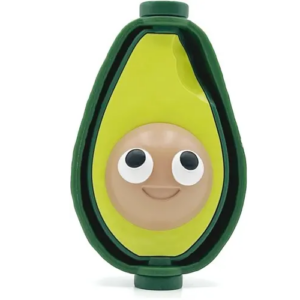Fidget go avocado is een vrolijke subtiele fidget toy voor thuis, school of op kantoor. Friemel, draai subtiel om de concentratie te verbeteren en spanning te verminderen