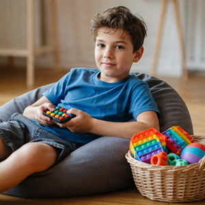 friemelspeelgoed helpt bij zelfregulatie voor kinderen met adhd en autisme. Lees onze tips