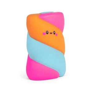 de scrunchems marshmallow is een heerlijk zachte squishy om in te knijpen en mee te friemelen. Schattig, zacht en leuk als cadeautje.